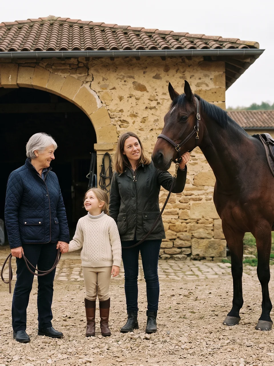 L'équipe, Les Écuries de l'Octroi, centre équestre à Châteauneuf